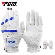 PGM Children Golf Gloves Kid’s Microfiber Breathable Left Right Handed Golf Glove