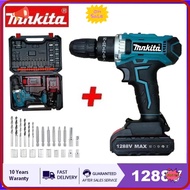 ⭐READY STOCK⭐ Cordless Drill Boleh Tebuk Dinding Batu Screwdriver Drill Impact Hammer Drill Bor Screwdriver bateri Makita Bosh Dewalt