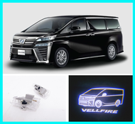 2 X TOYOTA VELLFIRE Projection Welcome Light Car Door LED Logo (VELLFIRE LOGO)