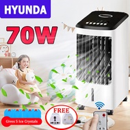 HYUNDAI 2023 4L Air Conditioner Fan Air Cooler Aircond Cooling Cooler Fan Mini Air Cooler For Room Kipas Angin Sejuk