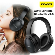 AWEI A780BL Bluetooth 5.0 Wireless / Wire Headphone Microphone Deep Bass Music Macaron Headsets and Gaming Headset