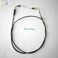 Throttle Cable with Tab for 4 stroke Scooter GY6-50 GY6-125 139QMB 1P39QMB 152QMI 1P52QMI