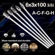 F7TF Steel Grinding Bit Stainless Carbide Long Shaft 6x3x100 Mm Available In 5 Types Tools 3mm Tungs