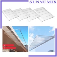 [Sunnimix] Window Canopy PC Brackets Window Awning Outdoor Patio Awning Canopy for