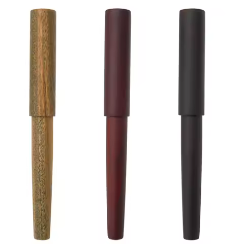 New-Wancher Wood Fountain Pen Jowo Produce EF/F/M 0.38/0.5/0.7mm Nib Ink Pen Luxury Office Business 