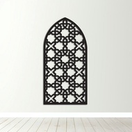 3D Islamic Pattern Cut Out Wall Art Kubah Mihrab Kerawang Islamic Dekorasi Dinding (e)