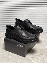 ใหม่ Ecco รองเท้าหนังธุรกิจลำลองผู้ชายรองเท้ารองเท้าสำหรับทำงานกลางแจ้งกีฬาวิ่งรองเท้าผ้าใบ AY21514