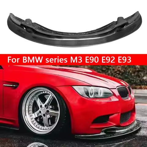For BMW M3 E90 E92 E93 Carbon Fiber Front lip Car Front Bumper Diverter Spoiler Diffuser Front lip c