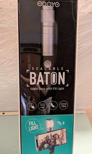 Odoyo Baton 自拍神器 自拍棒 自拍棍 Selfie stick 附補光燈 藍牙