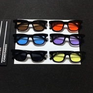 Korea Unisex Sunglasses Sunglasses Square V Colorful Glasses Women Tinted lens Couple sunglasses