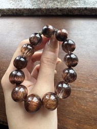全淨體銅鈦晶手串（收藏級）13mm+