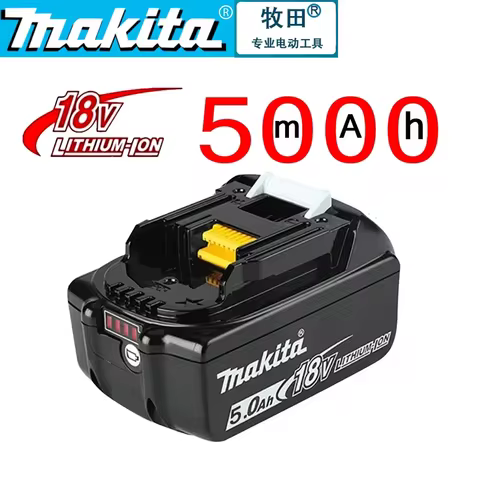 Makita original 18V Battery 5Ah BL1850B Lithium ion Genuine Makita 18V Battery BL1850 BL1860B BL1860