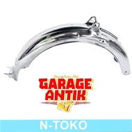 Spakbor slebor Selebor belakang motor Honda S90 merek Three Star Aksesoris Sparepart Motor Classic