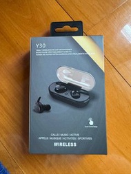 [Brand new / 全新] Y30 wireless in-ear Bluetooth earphones / 無線藍牙耳機