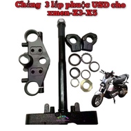 XMEN 3 forks install USD forks like original, no need to cut plastic