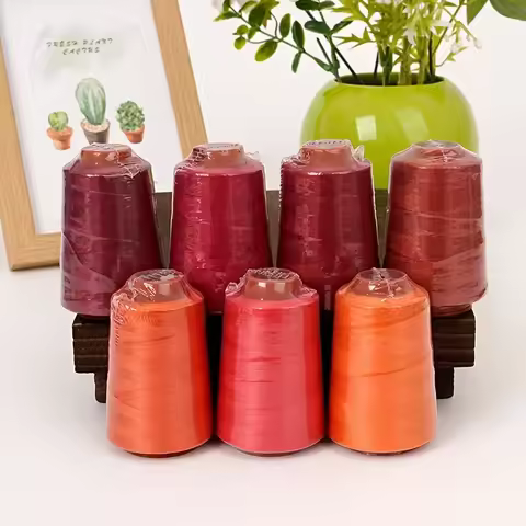 1pc Red Series Small Pagoda Thread 800 Yard Thread Sewing Thread Pagoda Colored Thread 402 Sewing Ma