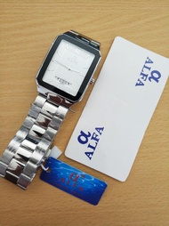 Jam Tangan Pria Wanita Cewek Cowok Alfa 88128 M Original Mesin Japan