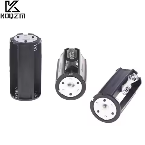 1/3Pcs 3x AA To D Size Battery Adapter Converter Holder Case Box Drop Shipping