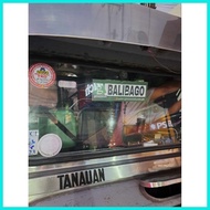 ◫ ❡ JEEPNEY MODERN SIGNBOARD/SIGNAGE/ROUTE SIGNAGE FREE CUSTOMIZED 4"x11"