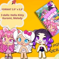 Paper Doll Avatar World Dollhouse/Mainan/Education/Busy Book/Velcro Game/Mainanak/Sanrio/Avartar wor