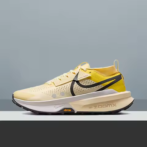 Nike Zegama Trail 2 Low Men Running Shoes - ZoomX Cushioning Vibram Megagrip Outsole Grip Trail Snea
