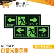 [Unique] Evacuation Signage Self-Luminous Emergency Exit Channel Sign PSE34 Fire Indicator Safe