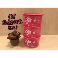 Tupperware Sakura One Touch Topper Medium Set (3) 1.4L