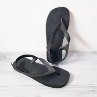 HAVAIANAS TREKKING UNISEX BLACK 37-38 ORIGINAL SANDALS