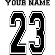 [IRON SENDIRI] CUSTOM NAME ON TSHIRT BAJU NAMA SENDIRI TAMPAL SENDIRI DTF NAME NUMBER JERSEY WITH NA