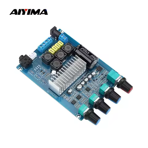 AIYIMA Mini Power Amplifier Audio TPA3116 HiFi Amplifiers 50Wx2 Digital Sound Amplificador 2.0 Stere