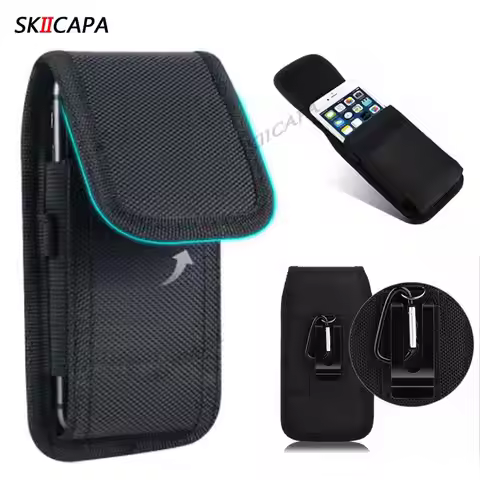 Oxford Cloth Bag Phone Pouch For Samsung S22 Ultra PRO Belt Clip Holster Case For Galaxy A43 A53 A23