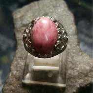 Red Borneo Agate Ring