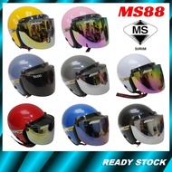 ORIGINAL MS88 Helmet Motorcycle With SIRIM Topi Kaledar+BOGO BIKKO Visor