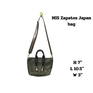 MIS Zapatos Japan bag Used Backpack/Shoulder Olive Green