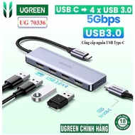 USB Type C to USB A splitter Ugreen 70336 CM219 (USB C to 4 USB A 5Gbps, 5V USB C power port)