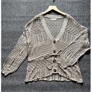 Cardi blazer cutbol beach cardi knit premium cardigan women korean look