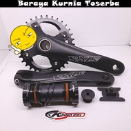 crank mtb raze 34T hollowtech II single Sepeda MTB BMX SELI