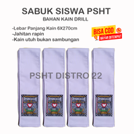 SABUK SISWA PSHT POLOS/JAMBON/HIJAU/PUTIH/sabuk pencak silat/sabuk psht bela diri