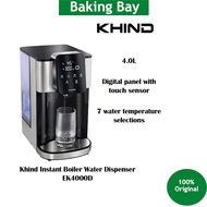 KHIND 4.0L Instant Boiler Hot Water Dispenser Air Panas dan Air Sejuk Penyebar EK4000D with 4L Capac