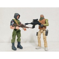 2pcs/lot Lanard the Corps Smoke VS Troll Action Figure W/Accessories 3.75" 01