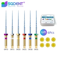 Dental Nickel-Titanium Rotary Files 0.04 Taper NiTi Endo Files Endodontic Rotary Files Heat-Activate