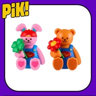 <Wiggle Wiggle> Big Figure Car Air Freshener (Flower Wiggle Bear/ Clover Bunny)