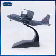 [mcqlqmwu] US Air Force 1:200 Scale C130 Transport Aircraft with Stand Airplane Model for