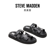 Steve Madden Roman Sandals รองเท้าแตะส้นหนาสไตล์โรมันสำหรับผู้หญิง รองเท้าแตะกลางแจ้งในช่วงฤดูร้อน ร