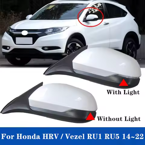 1PCS Car Side Mirror Rearview Mirror Honda For HRV Vezel 2014 2015 2016 2017 2018 RU1 RU5 3/5/8 PINS