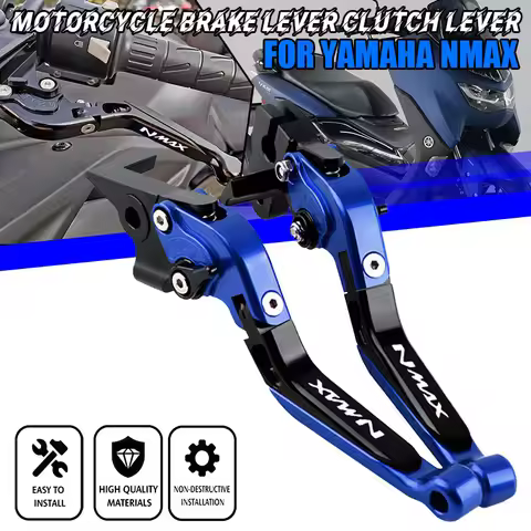 For Yamaha NMAX125 NMAX150 NMAX155 V1 V2 V3 2015-2023 CNC Clutch Lever Brake Lever Set Adjustable Fo