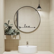 Creative LOVE Stickers Decorative Mirror Surface Living Room Bedroom Wall Stickers Self-Adhesive Stickers