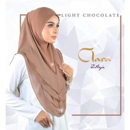 Tudung Clara DHaja Light Chocolate XL (New)