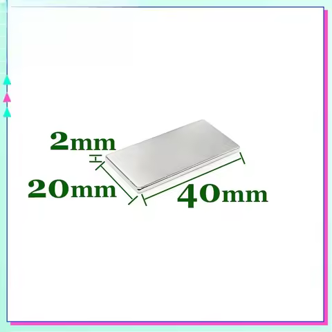2/5/10/15/20/30PCS 40x20x2mm Super Strong Square Magnet 40x20x2mm for Home Refrigerators, Offices DI