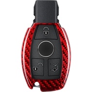 T-carbon Key Fob Cover Compatible with Mercedes Benz,Real Glass Fiber Key Fob Protector fits for Ben